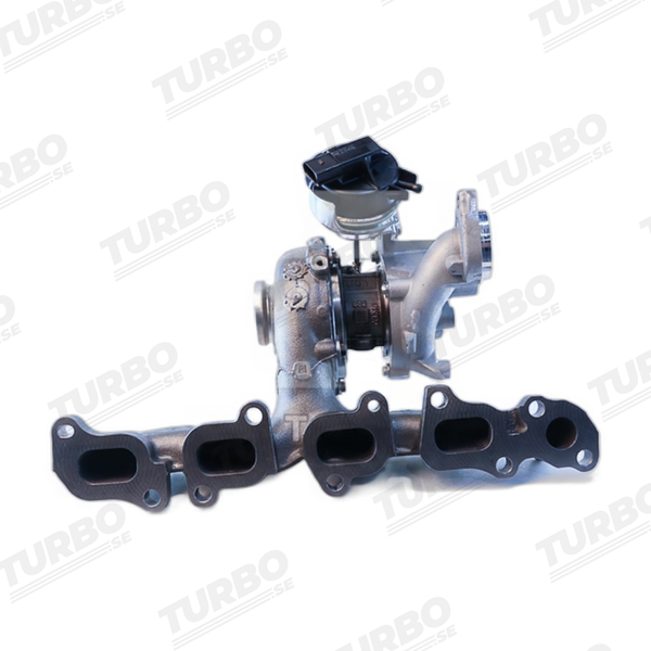 Renoverad bytesturbo MAHLE 030TC11005000 turboaggregat - vinkel 3