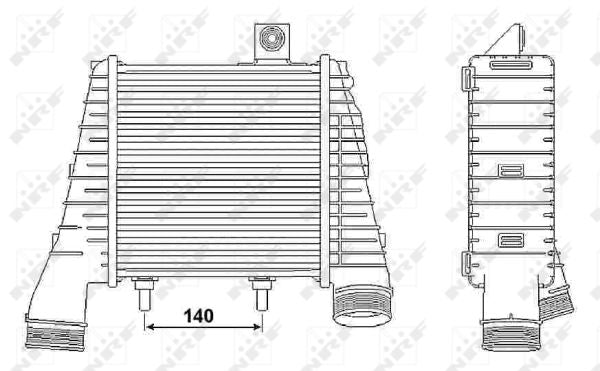 Laddluftkylare NRF 30238