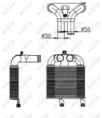 Laddluftkylare NRF 30365