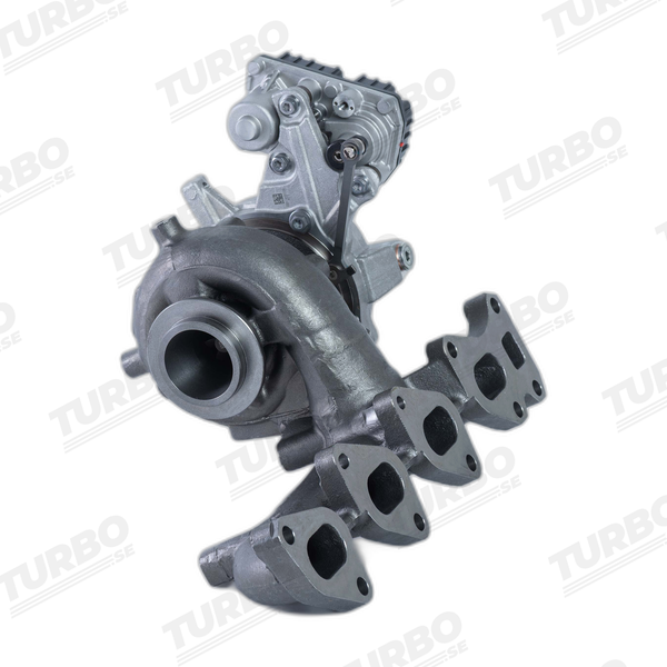 Ny bytesturbo BorgWarner 53039880785 turboaggregat - vinkel 2