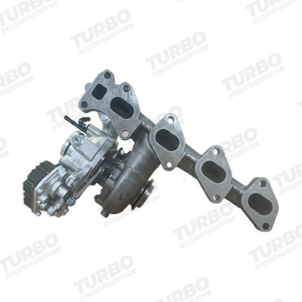 Ny bytesturbo BorgWarner 53039887221 turboaggregat - vinkel 2