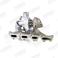 Ny bytesturbo BorgWarner 53049980024 turboaggregat - vinkel 4