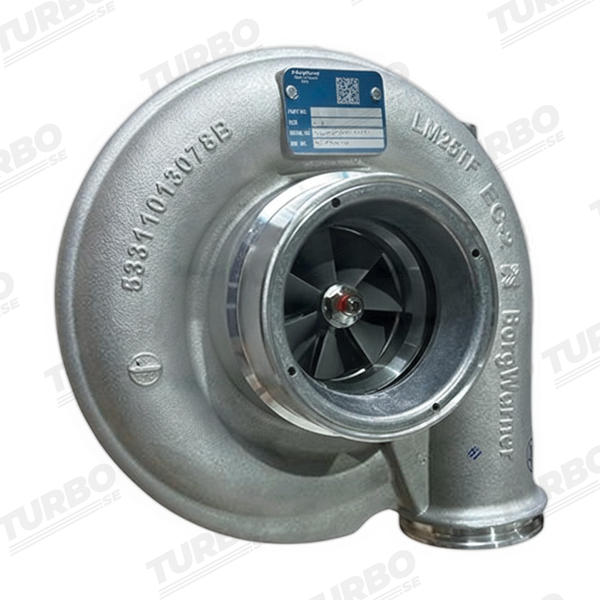Ny bytesturbo BorgWarner 53319886707 turboaggregat - vinkel 2