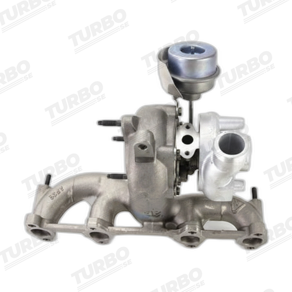 Ny bytesturbo BorgWarner 54399880081 turboaggregat - vinkel 2