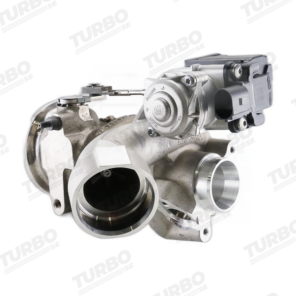 Renoverad bytesturbo BorgWarner 57379900204 turboaggregat - vinkel 2