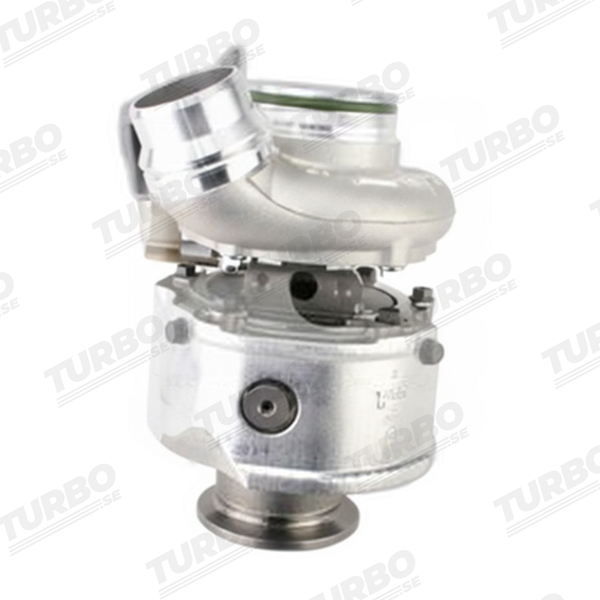 Renoverad bytesturbo BorgWarner 57439900202 turboaggregat - vinkel 2