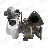 Renoverad bytesturbo BorgWarner 57439900205 turboaggregat - vinkel 2