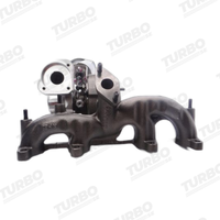 Ny bytesturbo Garrett 716860-5001S turboaggregat - vinkel 4