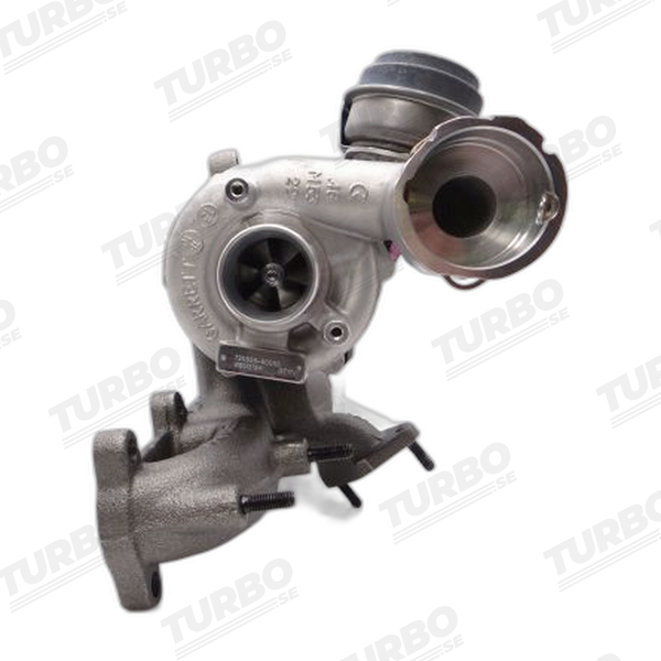Ny bytesturbo Garrett 720855-5001S turboaggregat - vinkel 2