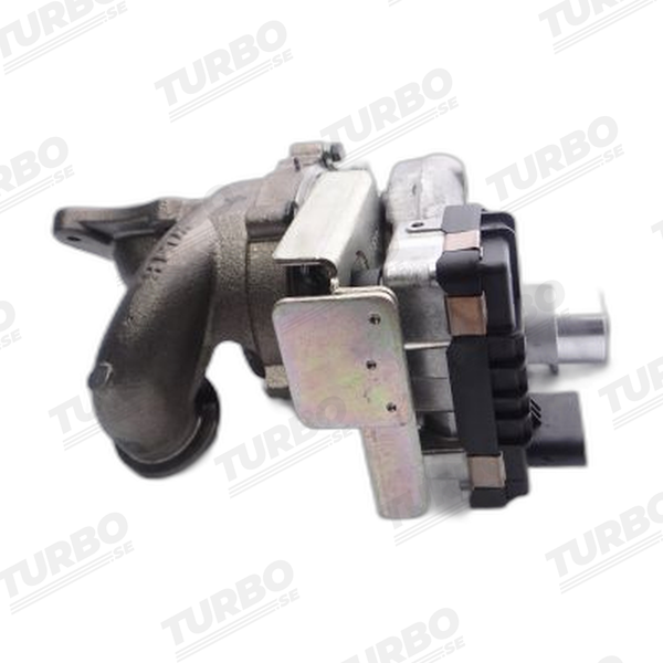 Ny bytesturbo Garrett 742110-5004S turboaggregat - vinkel 2