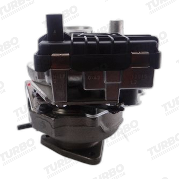 Renoverad bytesturbo Garrett 752341-5003S turboaggregat - vinkel 2