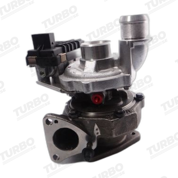 Renoverad bytesturbo Garrett 752343-5003S turboaggregat - vinkel 3