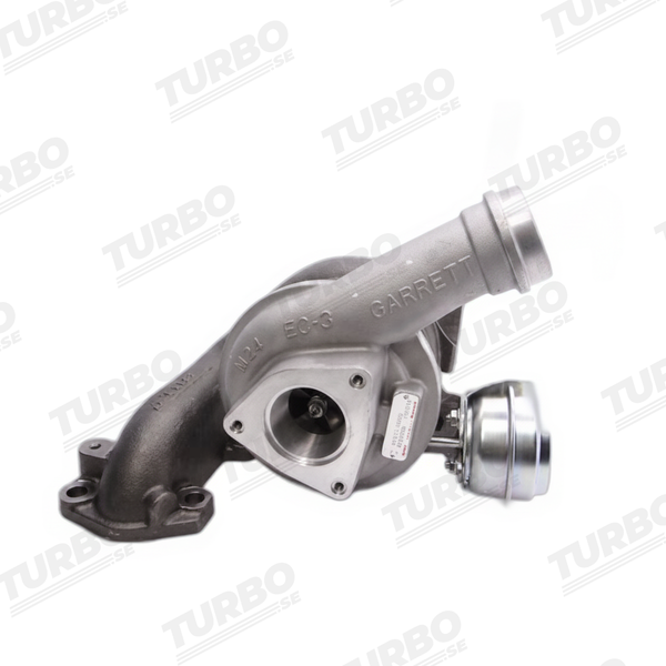 Renoverad bytesturbo Garrett 754821-5001S turboaggregat - vinkel 2