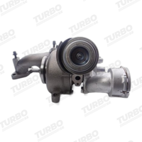 Renoverad bytesturbo Garrett 756062-5001S turboaggregat - vinkel 2