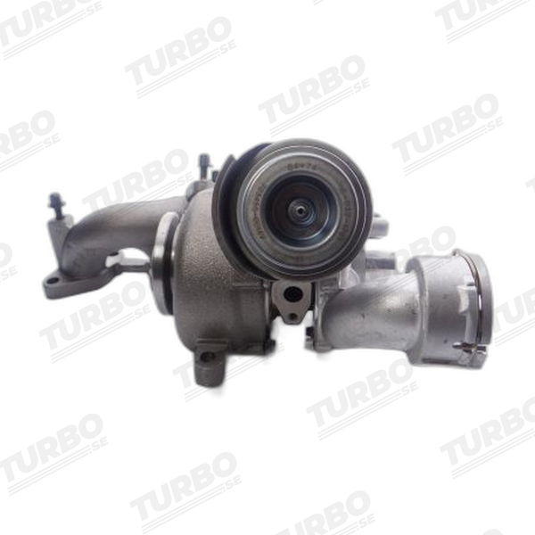 Renoverad bytesturbo Garrett 756062-5001S turboaggregat - vinkel 2