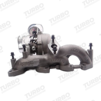 Renoverad bytesturbo Garrett 756062-5001S turboaggregat - vinkel 4