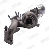 Renoverad bytesturbo Garrett 756062-5001S turboaggregat - vinkel 5