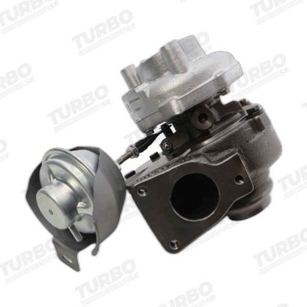 Renoverad bytesturbo Garrett 758021-5002S turboaggregat - vinkel 3
