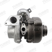 Renoverad bytesturbo Garrett 758021-5002S turboaggregat - vinkel 4