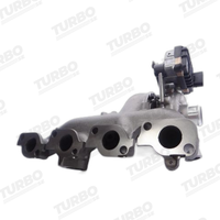 Renoverad bytesturbo Garrett 758226-5004S turboaggregat - vinkel 2