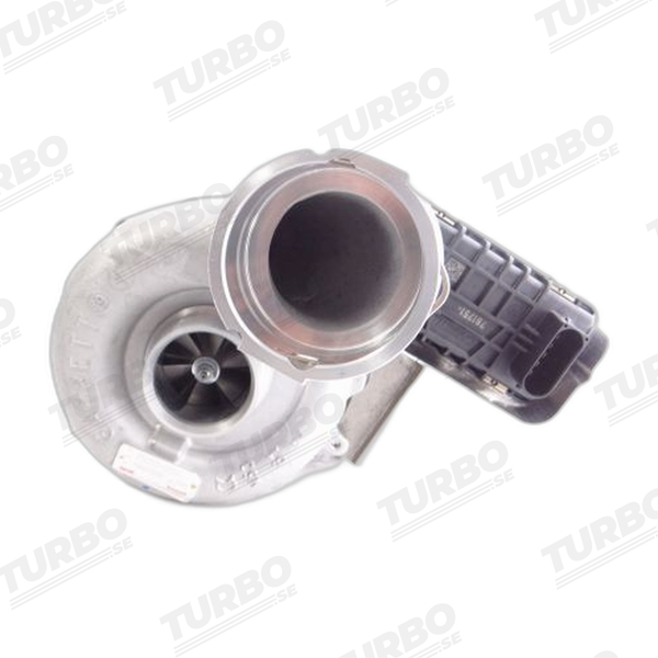 Renoverad bytesturbo Garrett 758353-5005S turboaggregat - vinkel 2