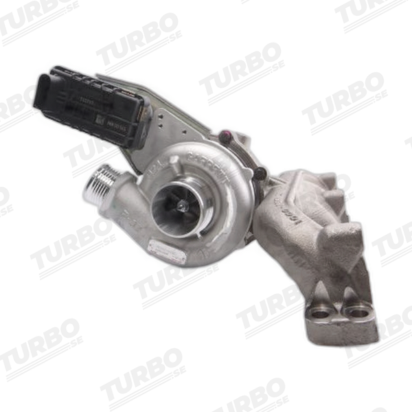 Renoverad bytesturbo Garrett 762060-5009S turboaggregat - vinkel 3