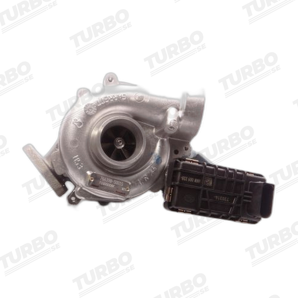 Ny bytesturbo Garrett 764408-5001S turboaggregat - vinkel 2