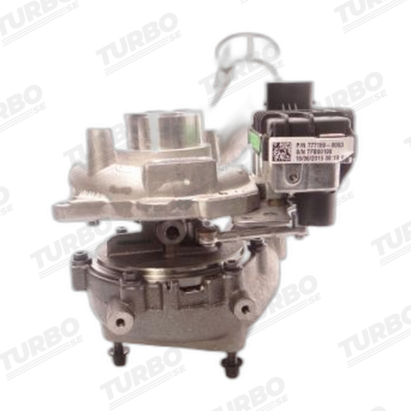 Ny bytesturbo Garrett 767805-5002S turboaggregat - vinkel 2