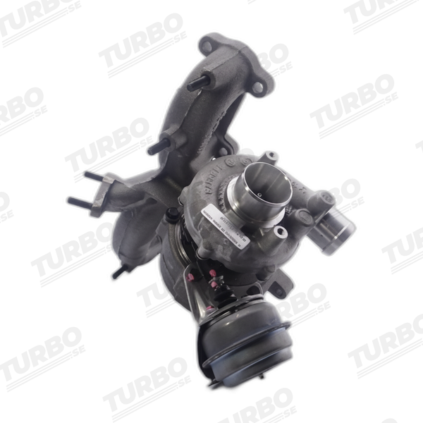 Renoverad bytesturbo Garrett 768331-5001S turboaggregat - vinkel 2