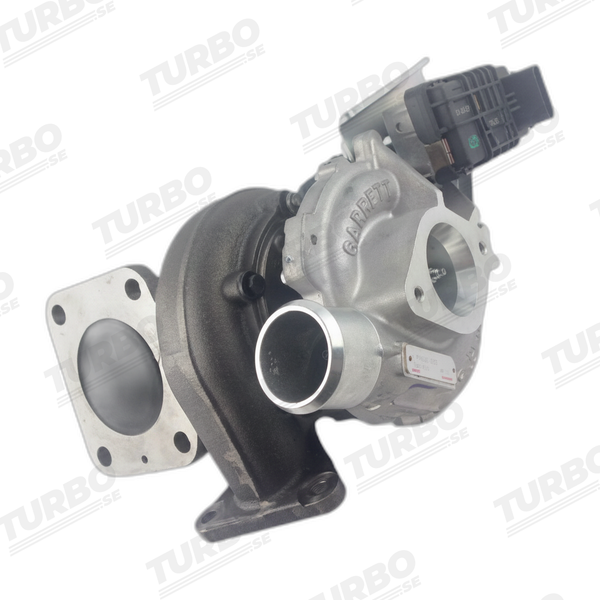 Renoverad bytesturbo Garrett 773098-5002S turboaggregat - vinkel 2