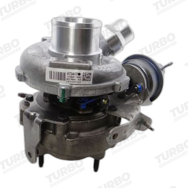 Ny bytesturbo Garrett 774833-5001S turboaggregat - vinkel 2