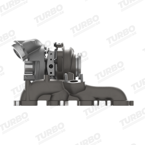 Ny bytesturbo Garrett 775517-5001S turboaggregat - vinkel 2