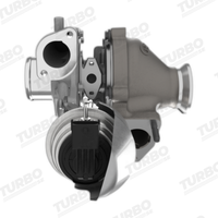 Ny bytesturbo Garrett 786137-5001S turboaggregat - vinkel 4
