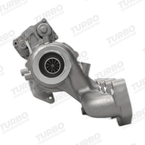 Ny bytesturbo Garrett 843814-5008S turboaggregat - vinkel 2