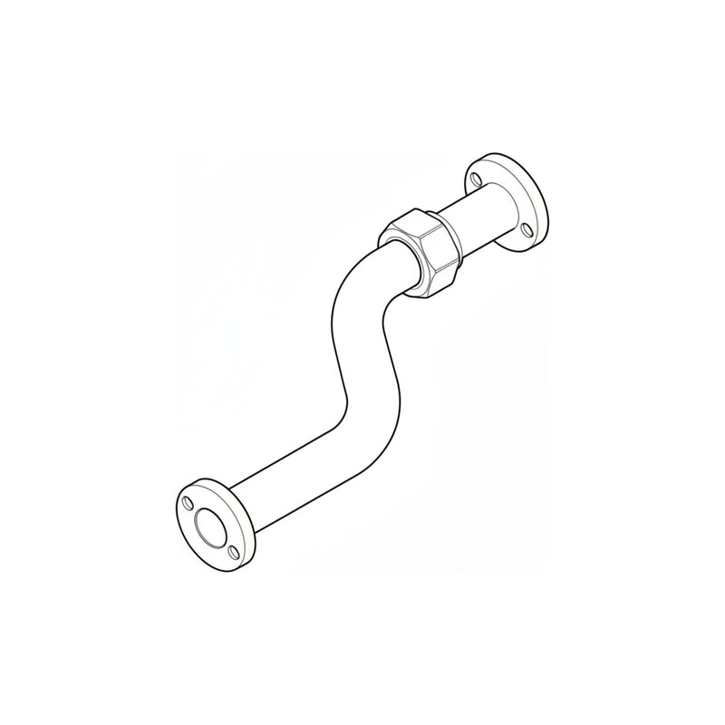 Illustration av oljeledning till turbo