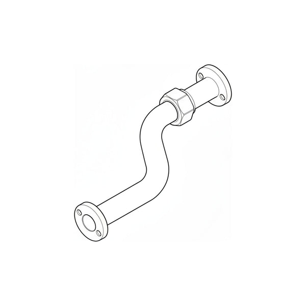 Illustration av oljeledning till turbo