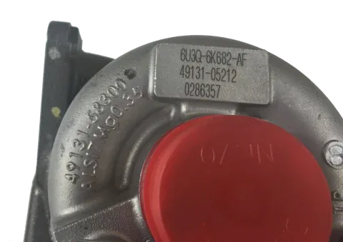 Mitsubishi turboaggregat, placering av typskylt