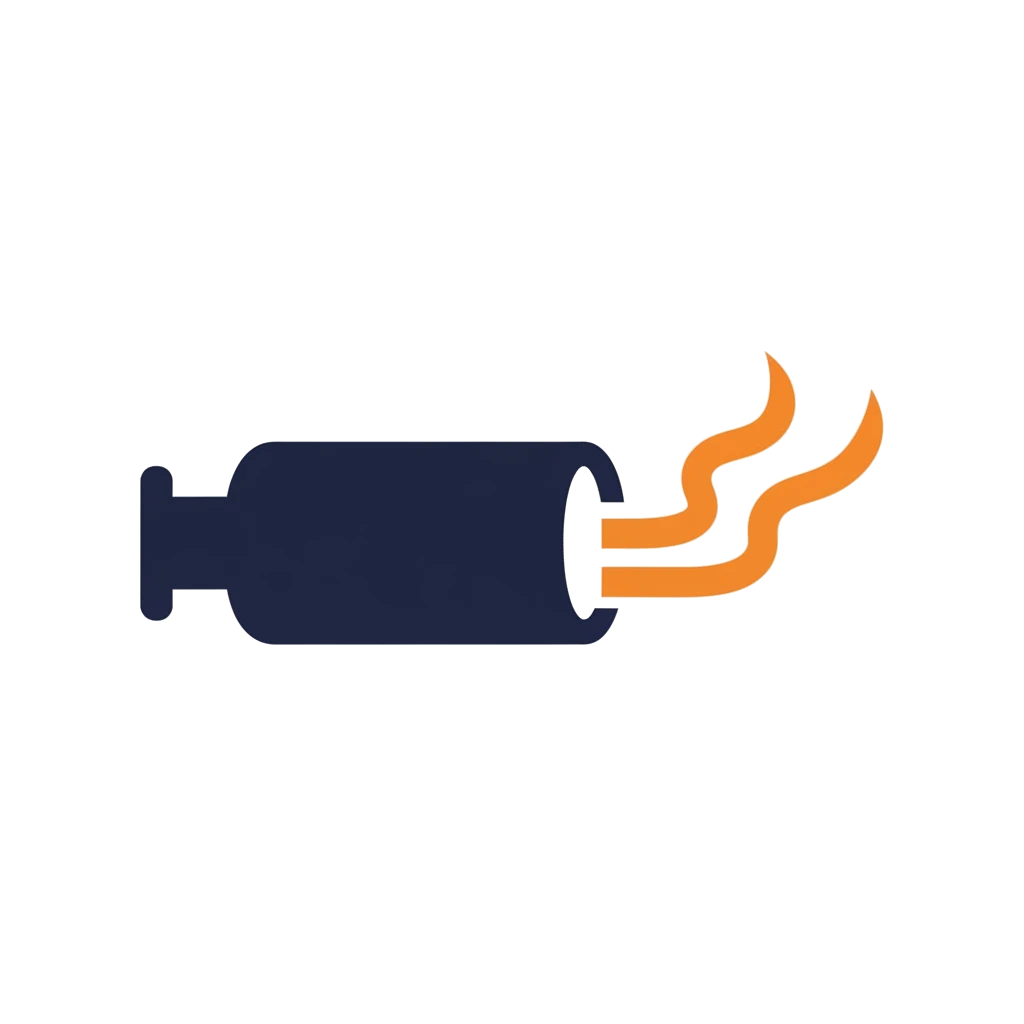 Symbol: rök från avgasrör